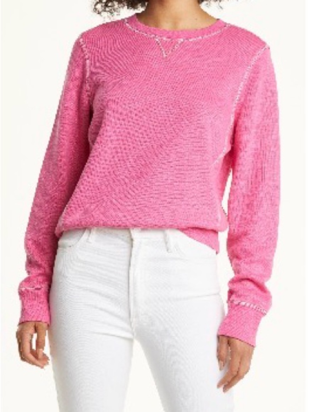 Tommy Bahama Tobago Bay Crewneck Sweatshirt in Pink Ruffle/Great Condition/XS
